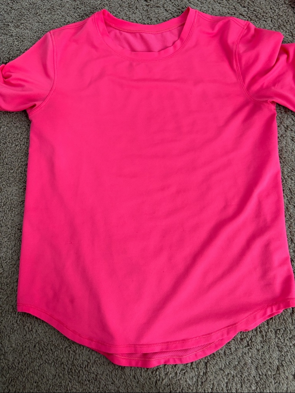 lululemon athletica Short Sleeve Tee in Bright Pink